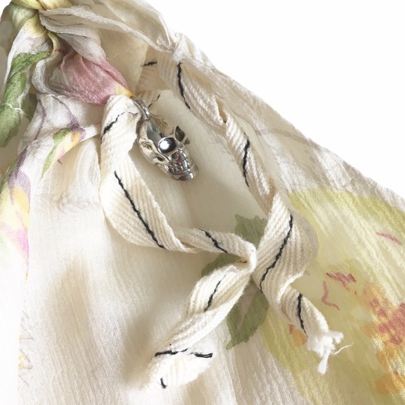 new For Love + Liberty by Johnny Was ๐ Romantic Floral Print Silk Cami ๐ Ivory - Picture 11 of 17